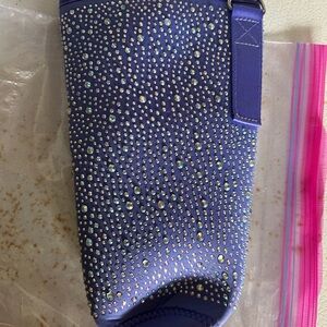 Sparkling Blue Bottle Holder